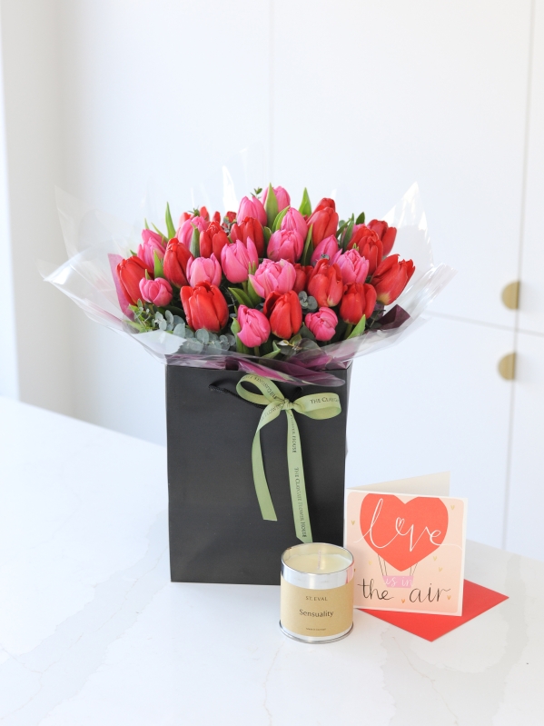 True Love Tulip Handtied