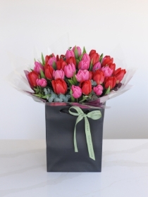 True Love Tulip Handtied